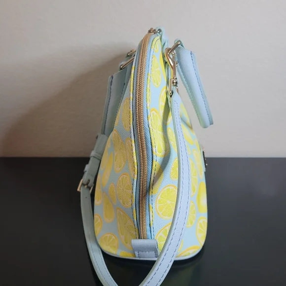 Dooney & Bourke Zip Zip Dome Satchel Lemon  Limone - Picture 5 of 15